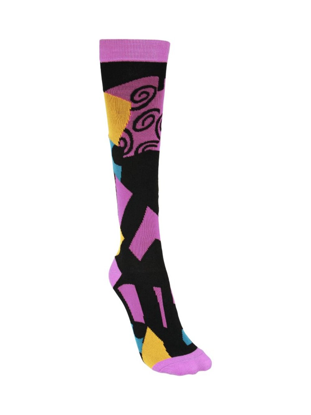 Nightmare Before Christmas Sally Knee High Socks - Playful Patchwork Halloween
